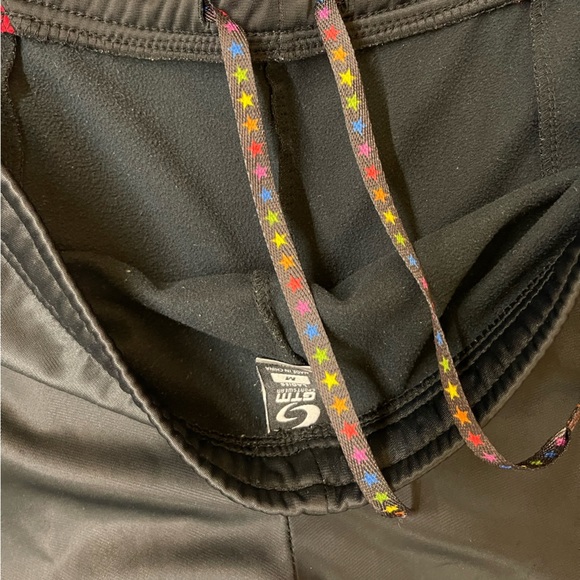 Helix Zip Leg Track Pants with Rainbow Star drawstring Size Medium - Picture 4 of 6